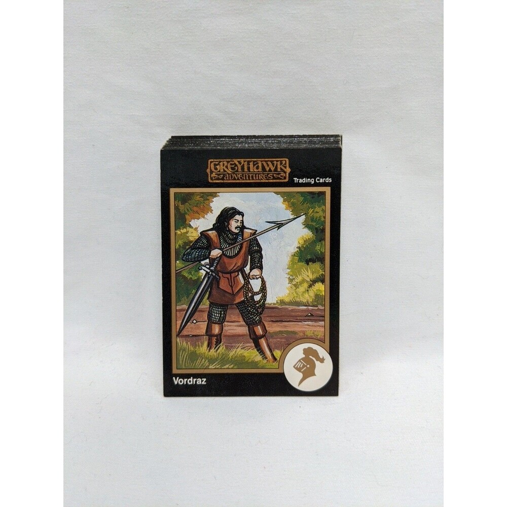 Lot Of (19) TSR 1992 Series Greyhawk Adventures Cards Gold Border